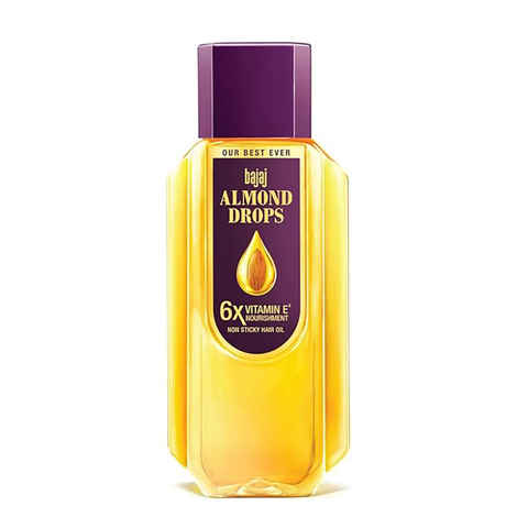 Bajaj Almond Drops Hair Oil enriched with 6X Vitamin E, Reduces Hair Fall, 475 ml