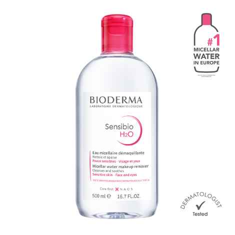 Buy Bioderma Sensibio H2o Micellar Water, Cleanser And Make Up Remover (500 ml) - Purplle