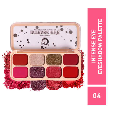 Buy Mattlook Intense Eye, Eyeshadow Platte, Flawless Shades, Waterproof Durable Highly Pigmented Eye Makeup Set Gift for Women, Easy to Blend & Versatile Looks, Multi Finish, Multicolor-4 (12 gm) - Purplle