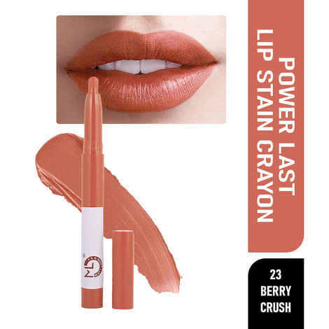 Buy Mattlook Power Last Lip Stain Crayon LipstickA A Rich Colour, Non Transfer, Mask Proof & Luxurious Creamy Matte, Berry Crush (1.3 gm) - Purplle