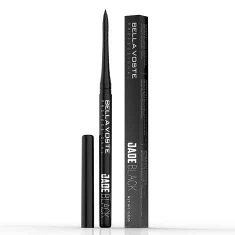 Buy Bella Voste Professional Jade Black Kajal - No Transfer, Excellent color payoff, Dermaologically Tested 0.25 gm - Purplle