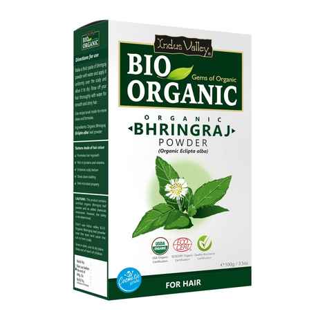 Indus valley bio organic bhringraj powder 100 gm