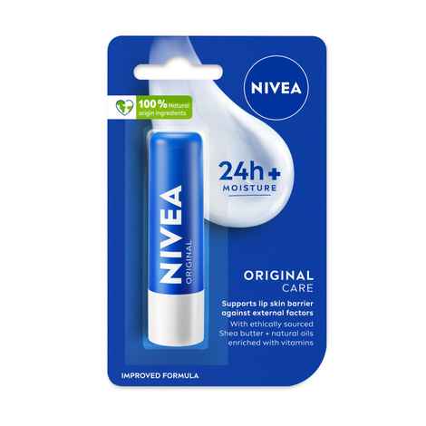 Buy Nivea Original Care Lip Balm (4.8 gm) - Purplle