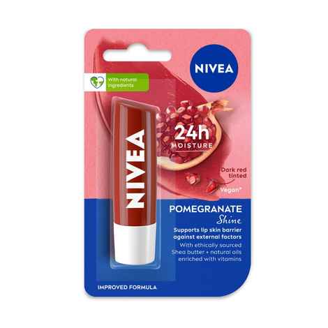 Nivea Pomegranate Shine Caring Lip Balm (4.8 gm)