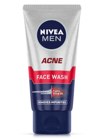 Buy NIVEA MEN Acne Face Wash (50 ml) - Purplle