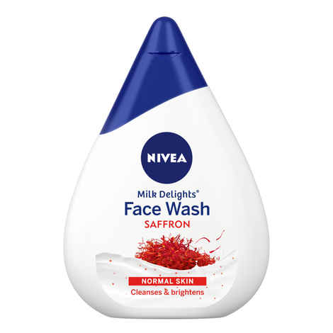 Buy Nivea Milk Delights Face Wash Precious Saffron For Normal Skin (100 ml) - Purplle