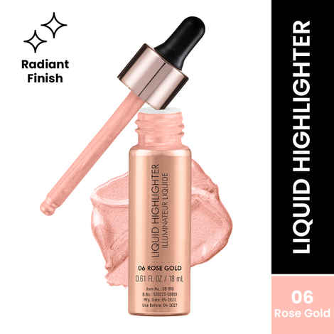 Buy Swiss Beauty Liquid Highlighter Illuminater - Rose-Gold (18 ml) - Purplle