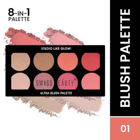 Buy Swiss Beauty Ultra Blush Palette 1(16 gm) - Purplle