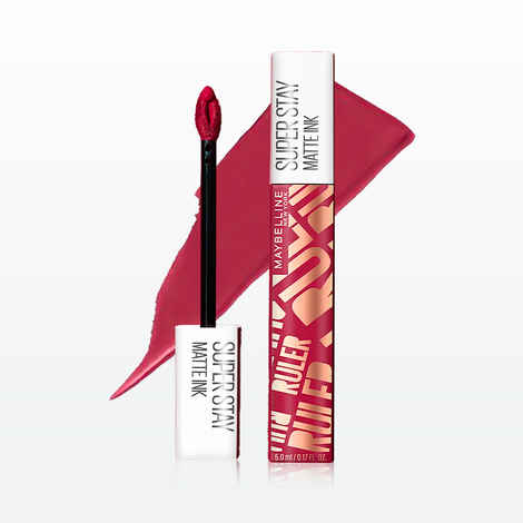 Buy Maybelline New York Superstay Matte Ink Liquid Lipstick, Ruler (5 ml) - Purplle