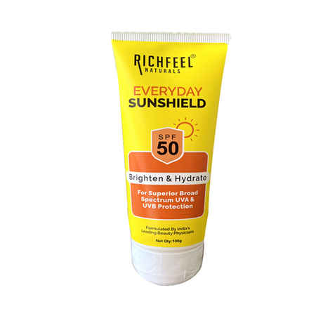 Buy Richfeel Sunshield (With SPF 50) 100 gm - Purplle