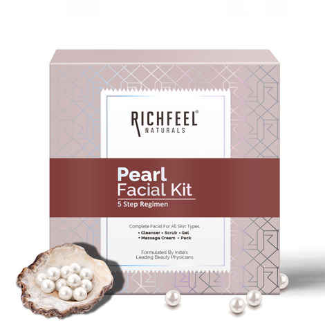 Buy Richfeel Pearl Facial Kit 5x6 G - 30 gm - Purplle