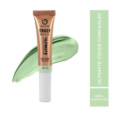 Buy Mattlook Truly Matte Ultimate Cover Concealer, Longwearing & High Pigment Concealer, Green Corrector (17 gm) - Purplle