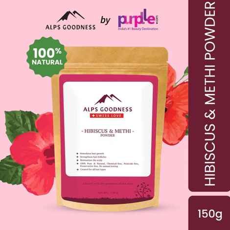 Buy Alps Goodness Hibiscus & Methi Powder (150 gm) - Purplle