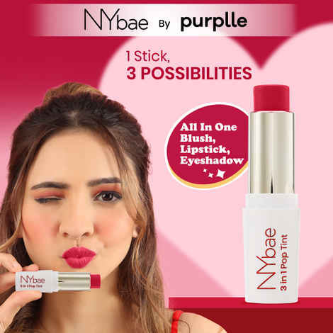 NY Bae 3 in 1 Pop Tint - Rose Dew 05 (4.5 gm)
