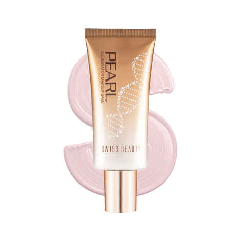 Buy Swiss Beauty Pearl Illuminator Makeup Base -2 Silver-Pink (35 gm) - Purplle