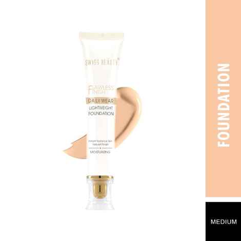 Buy Swiss Beauty Flawless Finish lightweight foundation 6 Medium (40 gm) - Purplle