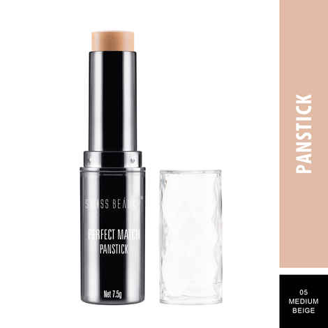 Buy Swiss Beauty Perfect Match Panstick -5-Medium Beige-7.5 gm - Purplle