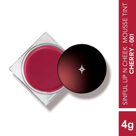 Colorbar Sinful Lip N Cheek Mousse Tint Cherry-001 - 4 gm