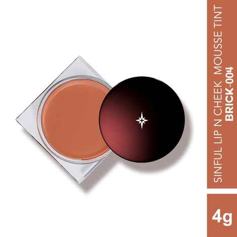 Colorbar Sinful Lip N Cheek Mousse Tint Brick-004 - 4 gm