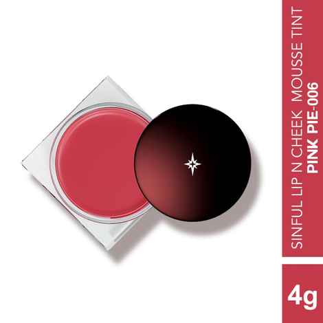 Colorbar Sinful Lip N Cheek Mousse Tint Pink Pie -006 - 4 gm