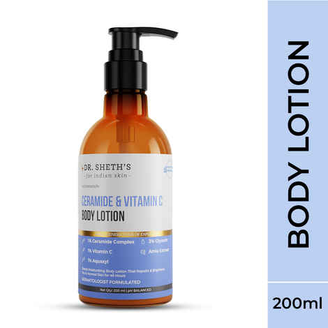 Buy Dr. Sheth's Ceramide & Vitamin C Body Lotion - 200 ml - Purplle