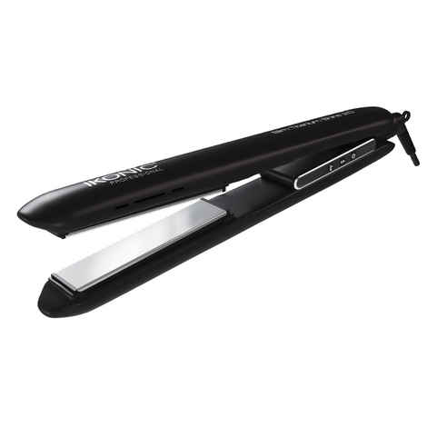 Buy IKONIC PROFESSIONAL Hair Straigtner - Slim Titanium Shine | Black | Ceramic | Corded Electric | Hair Type - All | Heating Temperature - Up To 360 Degrees Celsius 1 pc - Purplle