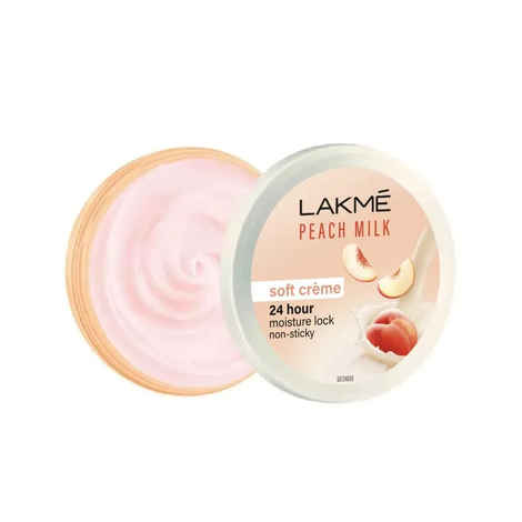 Buy Lakme Peach Milk Vit-E creme Moisture-Riser |Enriched With Vitamin E |Improves Skin Texture |50 gm  - Purplle