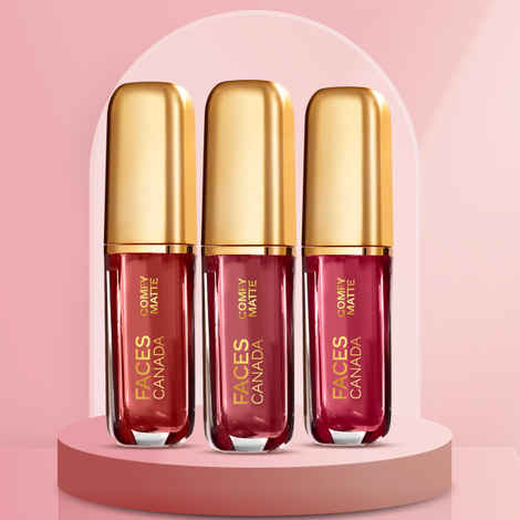 Buy FACES CANADA Comfy Matte Minis Travel Pack - Combo of 3 3 pcs - Purplle