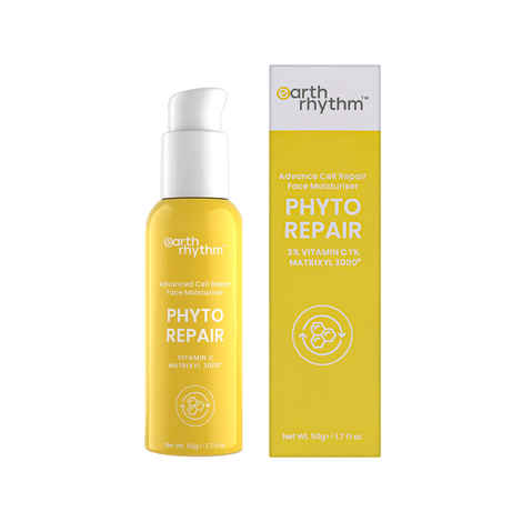 Buy Earth Rhythm Phyto Repair Advanced cell Repair Moisturiser | 3% vitamin c 1% Matrixyl 3000  - 50 G - Purplle