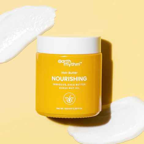 Buy Earth Rhythm Nourishing Hair Butter with the goodness of Kukui Nut Oil | Restores Shine, Seals Hydration, Revives Lifeless Hair | for All Hair Type | Men & Women - 100 ML - Purplle
