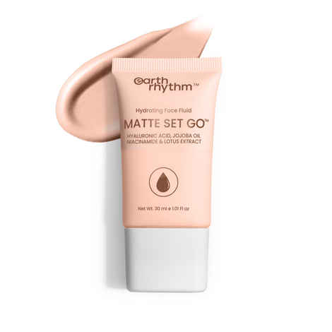 Buy Earth Rhythm Hydrating Matte Set Go Face Fluid Foundation | SPF 30, PA++++ - IVORY BONE - 30 ml - Purplle