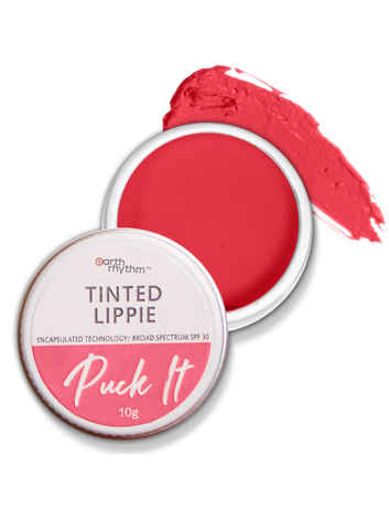 Buy Earth Rhythm Tinted Lippie - Rose Bud Lip Balm with the goodness of Shea Butter & SPF 30 | Nourishes Lips, Prevent Dryness, for Women & Girls - 10 gms - Purplle