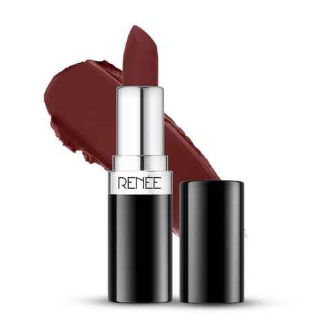Buy RENEE Stunner Matte Lipstick, Big Bang 4 gm, Intense Color Pay Off, Full Coverage Long Lasting Weightless Velvety Formula, Enriched with Vitamin E & Hyaluronic Acid - Purplle