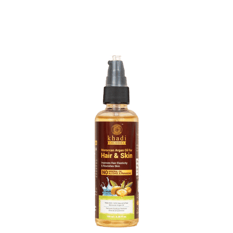 Buy Khadi Shuddha MOROCCAN ARGAN OIL FOR HAIR & SKIN 100 ml - Purplle
