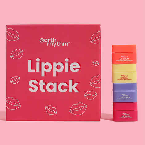 Buy Earth Rhythm Lip Care Kit pack of 4 | Lip Scrub, Lip Serum, Lip Balm & Lip Mask | Exfoliate, Hydrate, Nourish, Moisturize | For Men & Women - Purplle
