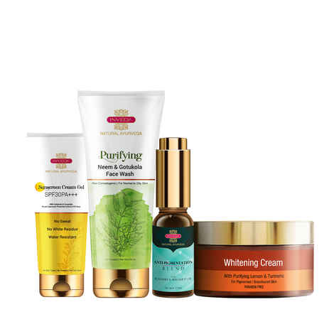 Buy Inveda Anti Pigmentation Skin Care Kit For Skin Pigmentation (Pack Of 4) (210 ml) - Purplle