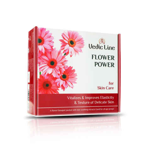 Vedicline Flower Power Facial Kit, For Skin Care Improves Skin Elasticity & Texture with White Lily, Lavender, Jasmine Makes Skin Relaxed & Flower Fresh, 400 ml