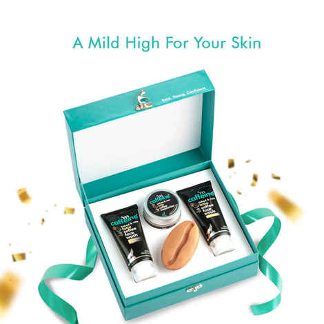 mCaffeine Mild Brew - Latte Gift Kit (275 gm) | Fresh moisturized glow