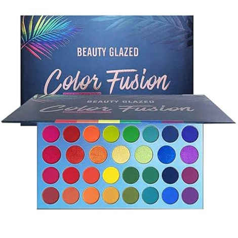 Buy Beauty Glazed Rainbow Colors Fusion Eyeshadow Palette - 48 gm - Purplle