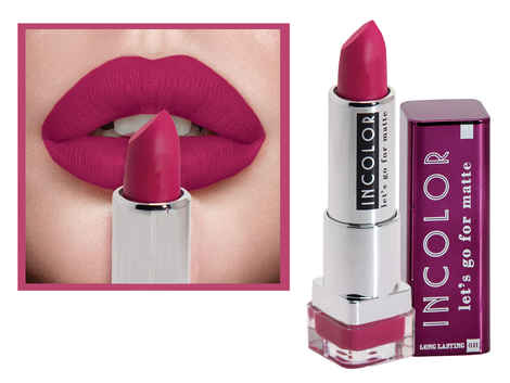 Buy Incolor Lets Go For Matte Lipstick 10 Coral 3.7 gm - Purplle