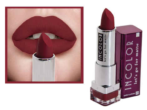 Buy Incolor Lets Go For Matte Lipstick 09 Carnation 3.7 gm - Purplle
