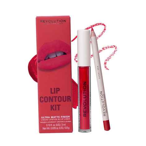 Makeup Revolution Lip Contour Kit Sassy Red 3 ml+0.8 gm