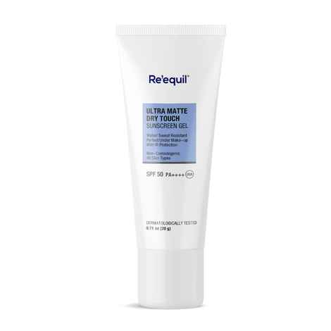 Buy Re'equil Ultra Matte Dry Touch Sunscreen Gel Spf 50 PA++++ (20 gm) - Purplle