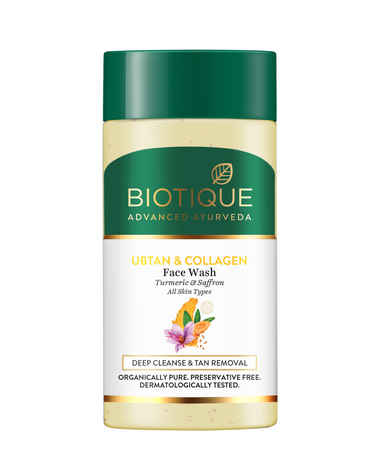 BIOTIQUE UBTAN & COLLAGEN Face Wash 25 ml