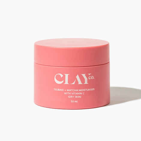 ClayCo Tsubaki + Matcha Moisturiser with Vitamin C for 24H Hydration(Dry Skin) 50 ml