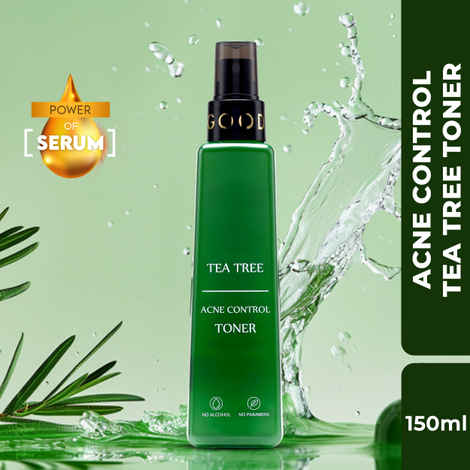 Buy Good Vibes Acne Control Tea Tree Cleansing Toner with Power of Serum | Treats Acne (150 ml) - Purplle