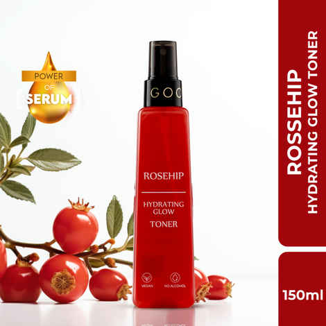 Good Vibes Hydrating Glow Toner Brightening Rosehip with Power of Serum (150 ml)