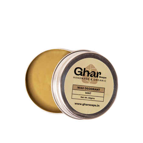 Buy Ghar Soaps Organic Deodorant For Women And Men (Mint) 1 Pc - Purplle