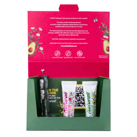 Buy NATURALI PC CombiPC Sampling 37 Kit (Shampoo+Face wash) - 40 ml - Purplle