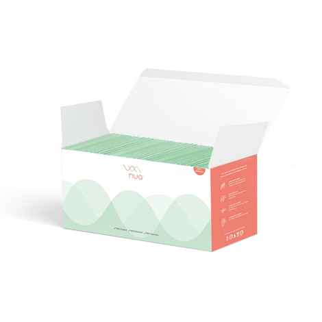 Buy Nua Ultra Thin Rash Free Sanitary Pads Bulk Pack, 50 Large Pads || Zero Toxins || Free Disposal Cover (Pack of 50 Pads) - Purplle